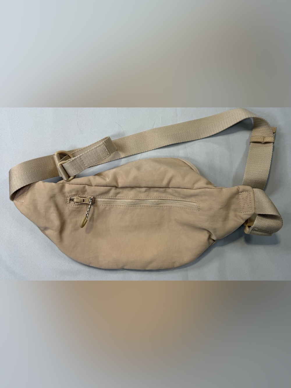 BEIS Neutral Beige Canvas  Crossbody/ Waist Bag - Picture 4 of 9
